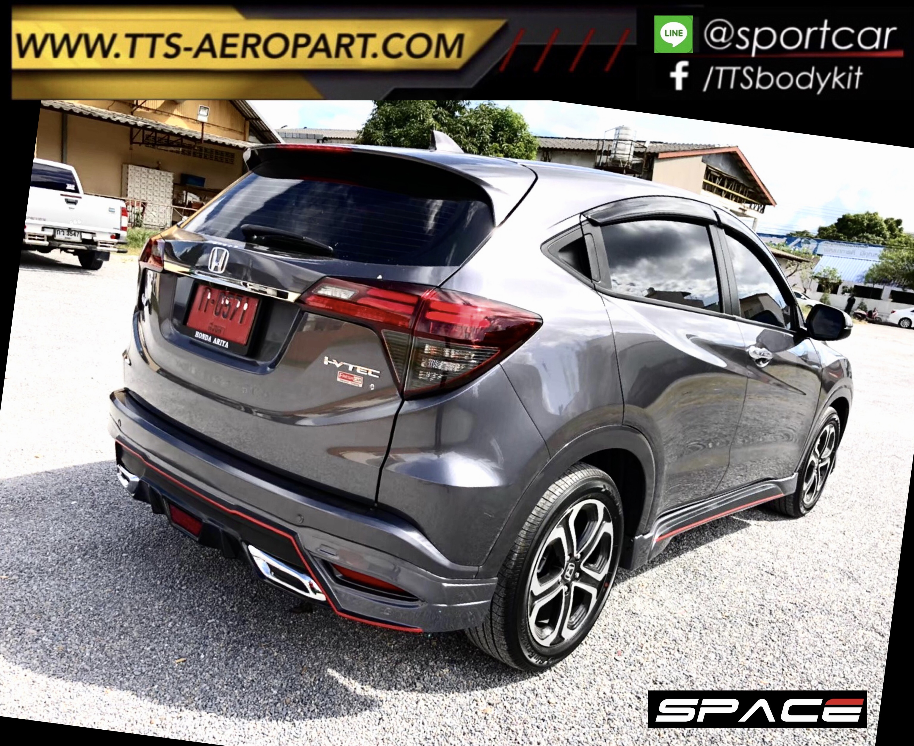 ชุดแต่ง HRV 2019 2020 2021 SPACE VIP Style รุ่นEL, hrv แต่งสวย, สเกิร์ตรอบคัน hrv แท้ byแต่งรถTTS