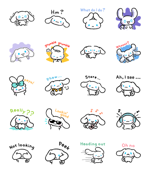 ขายสติกเกอร์ไลน์ Cinnamoroll วาดเล่น