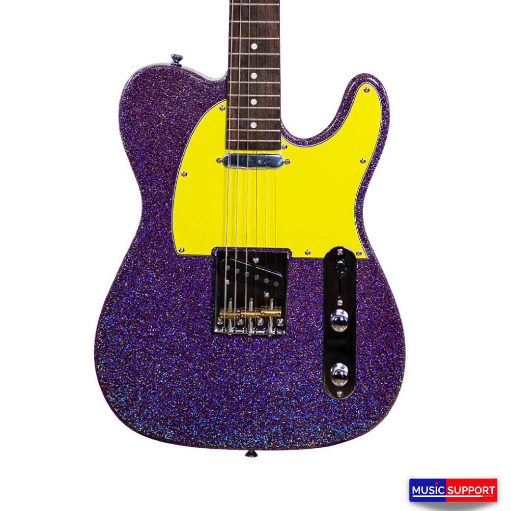 Kazuki Apollo Series Special Run Limite กีตาร์ไฟฟ้า ทรง Telecaster สี Purple Sparkle