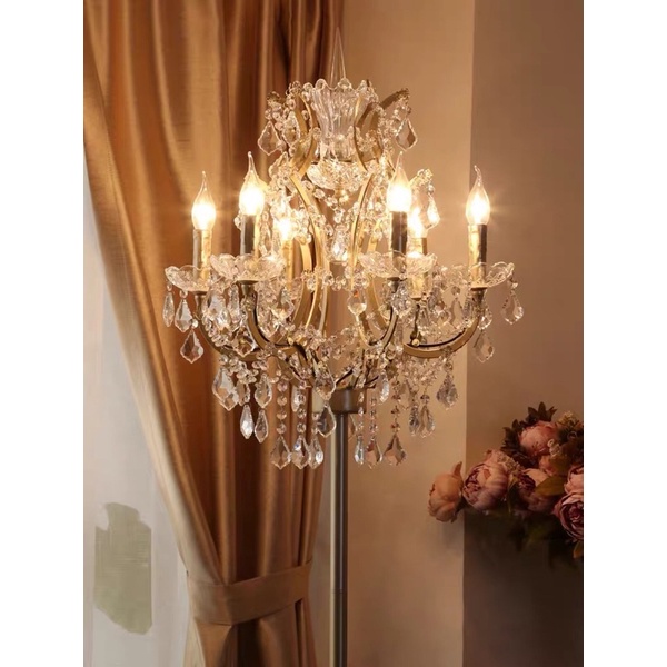 CT105A034 SOTMIA #โคมไฟ ตั้งพื้น โคมไฟตั้งโต๊ะ โคมไฟหัวเตียง floor lamp table lamp คริสตัล หรูหรา สวยงาม ตกแต่งบ้าน