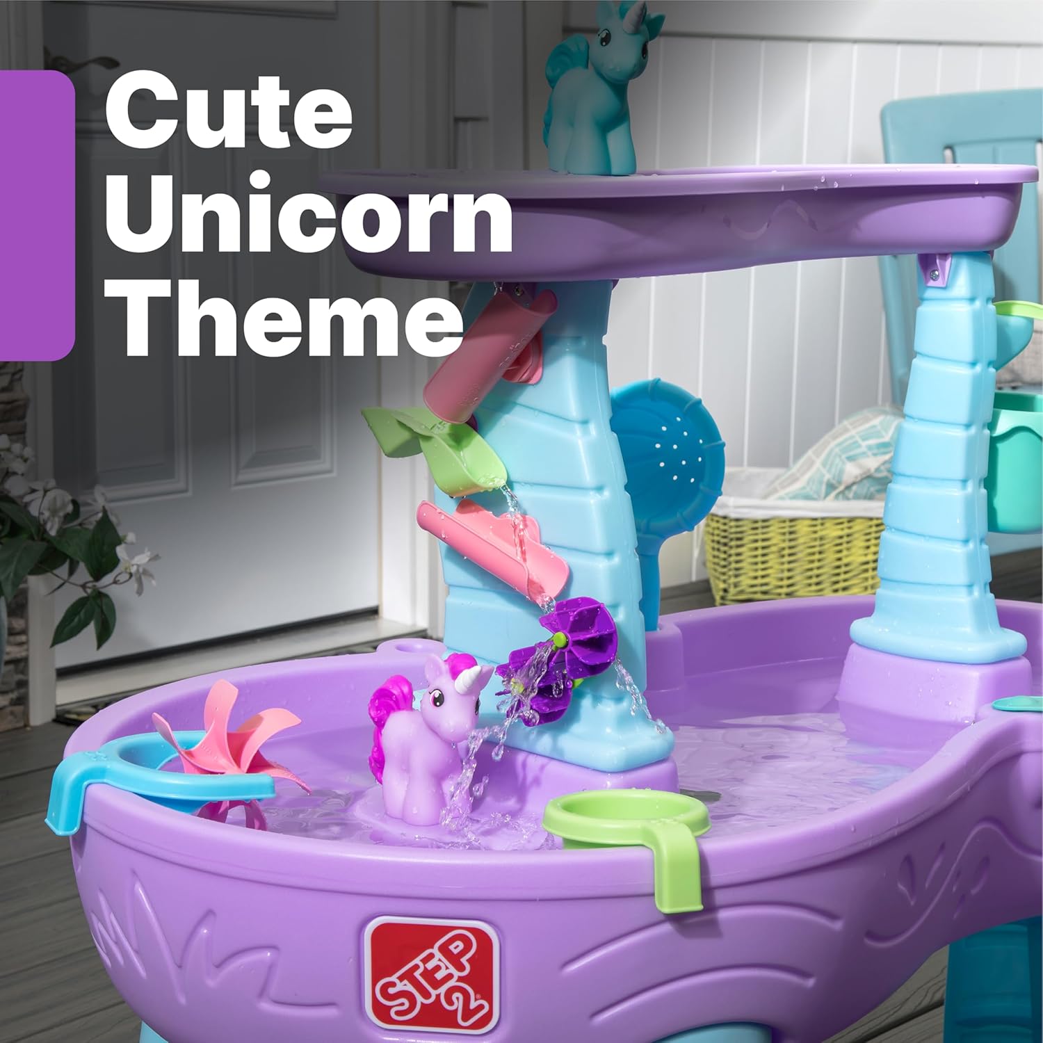 Step2 Rain Showers and Unicorns Water Table โต๊ะเล่นน้ำ