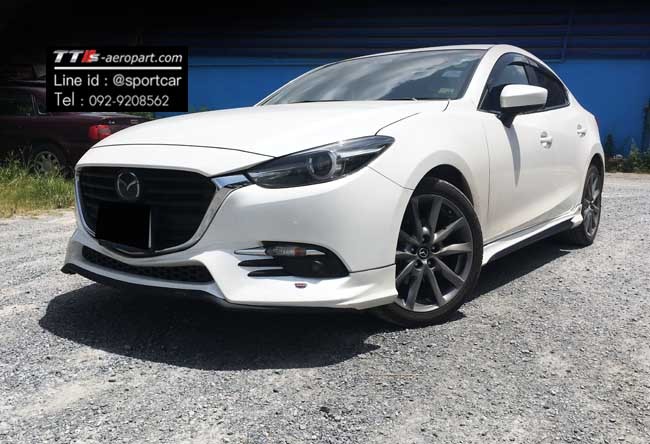 ชุดแต่งMazda3 2018 2017 ทรง JAB สเกิร์ตแต่งMazda3 Skyactiv ชุดแต่งรอบคัน มาสด้า3 แต่งสวย