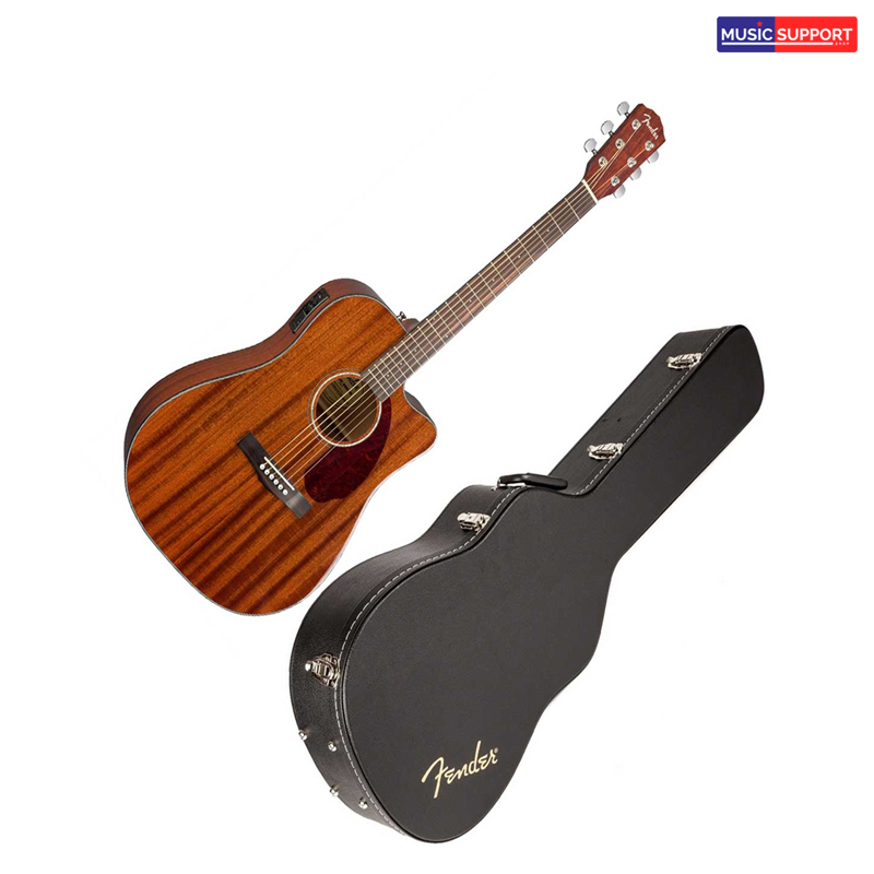 กีต้าร์โปร่งไฟฟ้า Fender CD-140SCE ALL MAHOGANY W/CASE