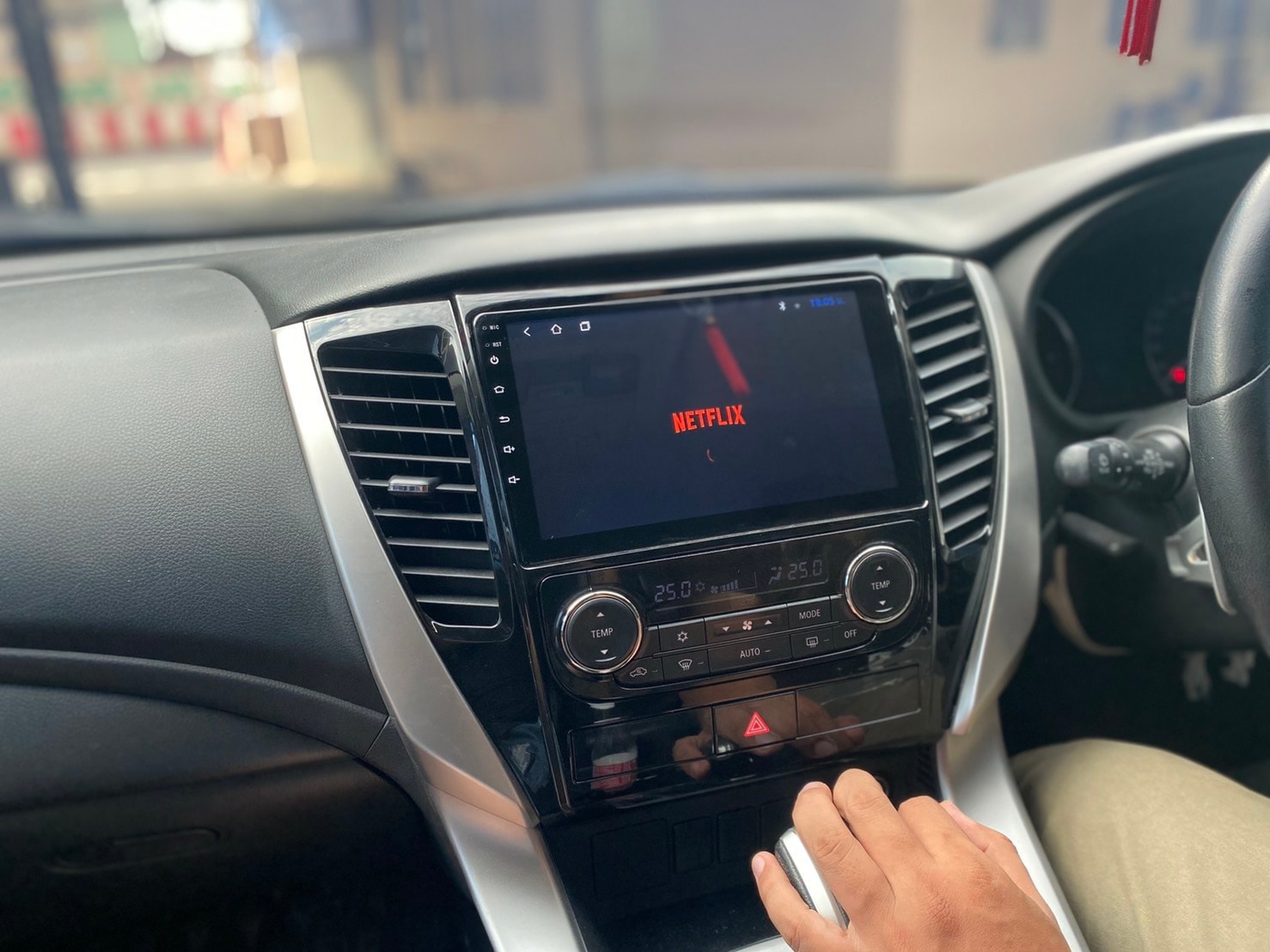 จอแอนดรอย mitsubishi pajero sport 2016-2019 ขับ 2 และ ขับ 4 ตรงรุ่น Ram 4GB Rom 64Gb