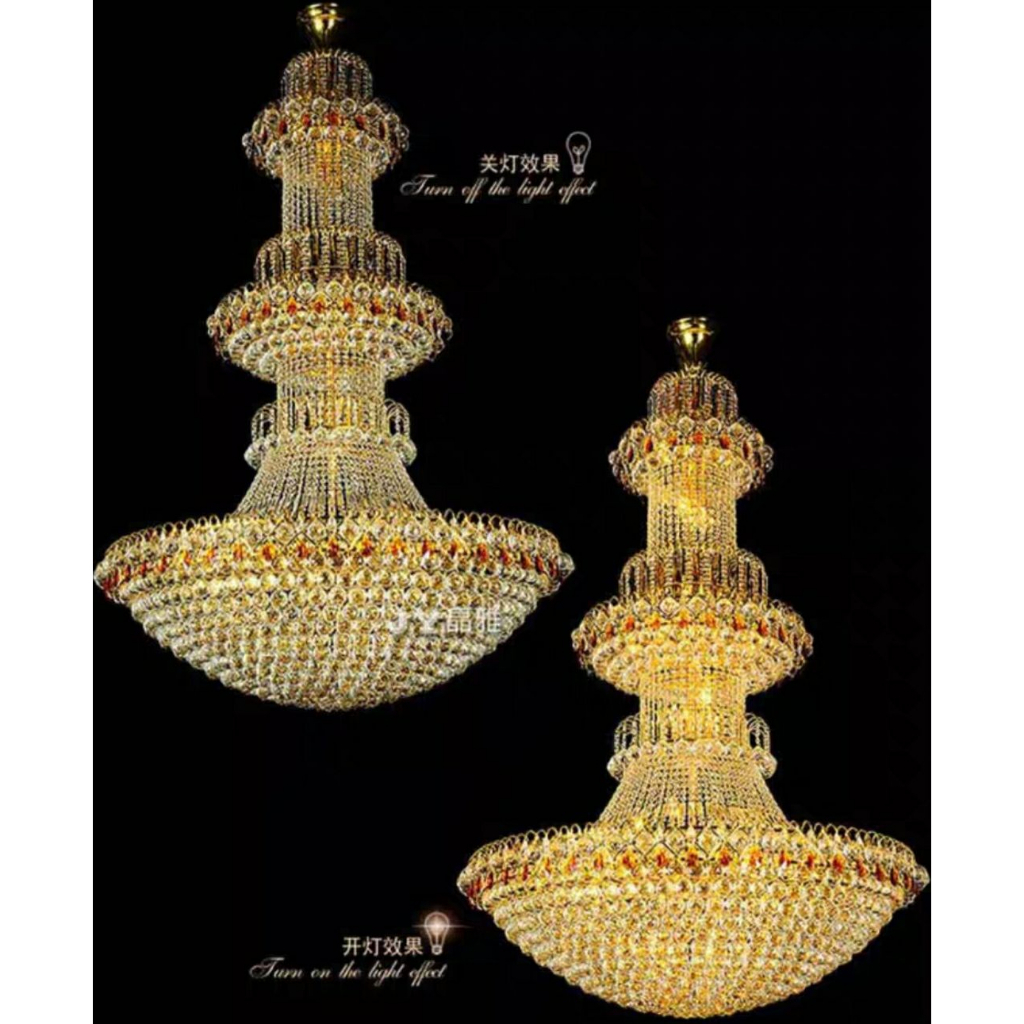 CT162A092 SOTMIA โคมไฟสูง โคมไฟโถงบรรได โคมไฟกลางห้องนั่งเล่น โคมไฟระย้า โคมไฟโมเดิร์น โคมไฟพร้อมติดตั้ง