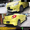 ชุดแต่ง Mirage 2015 2014 2013 2012 ทรง MIX - มิตซูบิชิ mirage แต่งสวย สเกิร์ตรอบคัน Mirage สปอยเลอร์ Mirage อุปกรณ์ตกแต่ง Mirage ราคาเบาๆ ราคาโรงงาน