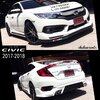 ชุดแต่ง รอบคัน Honda Civic FC 2017 2018 STROM, Honda Civic fc แต่งสวย, สเกิร์ตรอบคัน ของแต่ง Civic fc ราคาไม่แรง