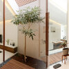 แบบบ้านชั้นเดียว 2 ห้องนอน 2 ห้องน้ำ สไตล์ทรอปิคอล มีสวนหย่อมในบ้าน