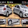 ชุดแต่ง Nissan March 2013 2016 2018 2020 OEM สเกิร์ตรอบคัน นิสสัน มาร์ช แต่งสวย ราคาไม่แรง