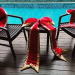 โบว์ตกแต่งสีแดง