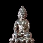 พระกริ่ง วัดแจ้งรุ่น 1 เนื้อเงิน พิมพ์เล็ก มีหมายเลขกำกับ