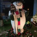 ของตกแต่งวันคริสต์มาสตุ๊กตาหิมะ