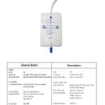 B.M.I ถุงปัสสาวะ Leg Bag With Elastic Straps : 600 ml **ขายยกลัง (ุ60ชิ้น)