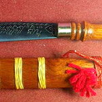 มีดหมอหลวงปู่คำบุ รุ่นบูชาคุณ ปี 2554 เนื้อเหล็กน้ำพี้ วัดกุดชมภู จ.อุบลราชธานี