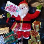 ตุ๊กตาซานต้าครอสไฟคริสต์มาส