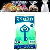 ถุงแก้วใส PP ถุงคุ๊กกี้ 10x15 นิ้ว : 500 กรัม