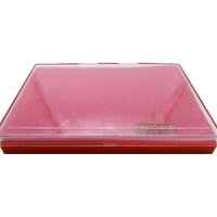 กล่องพระสีส้มทึบ ฝาใส XL : กล่องพระช่องเดียว