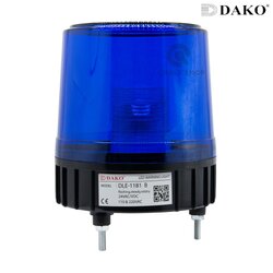 DAKO® DLE-2102-ฺBLUE ไฟหมุน LED 3.5 นิ้ว / สีน้ำเงิน ( ไม่มีเสียง ) 24VAC/VDC,110-220VAC, 220VAC ไฟหมุน ไฟเตือน ไฟฉุกเฉิน