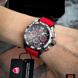 Ducati DT012 Gunmetal Red Chronograph