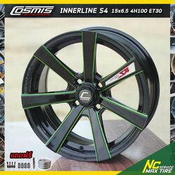 ล้อแม็กขอบ15 / สำหรับรถเก๋ง / Cosmis innerline S4 / 15x6.5 4H100 ET30 / Custom Color