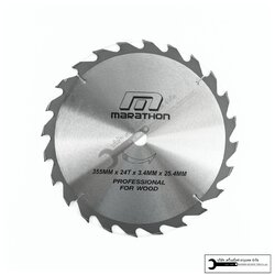 MARATHON ใบตัดไม้ฟันคาร์ไบค์ 14นิ้ว(355mm) ใบเลื่อยวงเดือน 14นิ้ว (24ฟัน 30ฟัน 40ฟัน 60ฟัน)