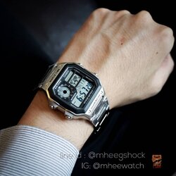 Casio Men of Steel คาสิโอ้ วินเทจ รุ่นแผนที่ ของแท้ 100% รับประกันศูนย์เซ็นทรัล CMG