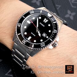 Casio Duro Black Submarine ของแท้ ประกันศูนย์