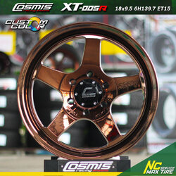Custom Color / ล้อแม็กขอบ18 / COSMIS XT-005R / Chome Copper / 18x9.5 6H139.7 ET15 / สำหรับกระบะ