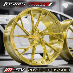 ล้อแม็ก Cosmis M-SV ผลิตพิเศษด้วยเทคโนโลยีการผลิต Forged