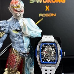 Rosdn Watch Limited Sun-Wukong (ซุนหงอคง) FROSTED WHITE Blue Color Only2000piece in the World