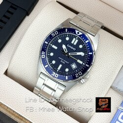 Casio New Blue Dial Submarine Omega Sea master Design Silver Metal color