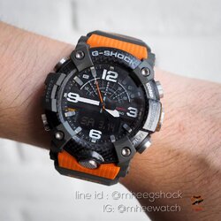 G-Shock Mudmaster Carbon สีดำ-ส้ม ของใหม่ ของแท้ ประกันศูนย์ CMG