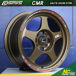 ล้อแม็กขอบ15 / Cosmis / CMR / ล้อแม็กสีน้ำตาล / 15X7 4H100 ET35