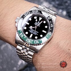 Seiko Mod Sprite Left Hander No Date jubilee strap