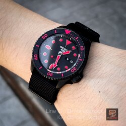 Seiko 5Sports Dead Pool Automatic Watch Very Rare item discontinued SRPD83K1