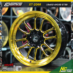 ล้อแม็กขอบ15 / Cosmis XT-206R / Custom Color / ทองสะท้อนแสง / 15x8.0 4H100 ET30