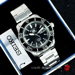 Seiko5Sports Fifty-Five Fathoms Black Dial Very Rare item SNZH55 Automatic Movement