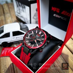 Casio Edifice Limited2 ซีรีส์ Initial D และ MF GHOST bluetooth VS Tough Solar ECB-2000MFG