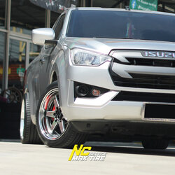 [ NCชลรีวิว.EP51 ] ISUZU D-MAX สเปตหน้าหลัง 245/45 - 275/40R18 กับล้อสีพิเศษ Type-R