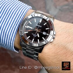 Casio Men of Steel ขอบส้ม