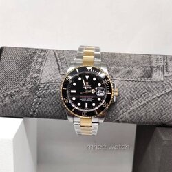 Seiko Modify Submarine Twotone Gold Steel Prospex Dial