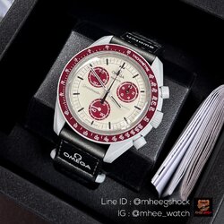 Swatch X Omega Mission to Pluto Swiss Made Rare item with Rubber Strap Best Quality Free