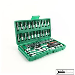 KINZO ชุดบล็อก 2หุน (1/4") 46ชิ้น รุ่น1546-46