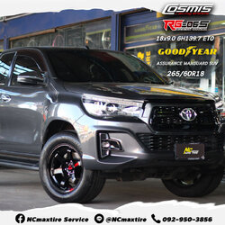 ล้อแม็กขอบ18 / Cosmis / RG-06S / CustomColor / 18x9.0 6H139.7 ET0 / Goodyear / Assurance Maxguard Suv / 265/60R18
