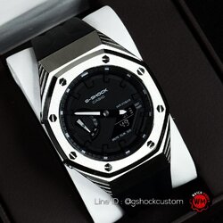 G-Shock Custom AP Style limited Black Panther Black Rubber Strap