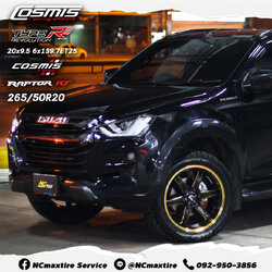 ล้อแม็กขอบ18 / Cosmis / TypeR / Revolution / RaptorAT / 20x9.5 6H139.7 ET25 / 265/50R20