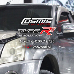 [ NCรีวิว.EP325 ] D-max Hi-lander ล้อแม็กขอบ18 x8.5 6H139.7 ET25 / Cosmis Type-R Revolution / ไทเทเนี่ยม