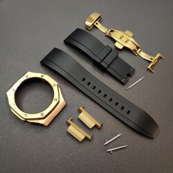 ชุดแต่งกรอบสาย RUBBER STAINLESS รุ่น GA-2100 GA-2110 หน้า AP สุดหรู