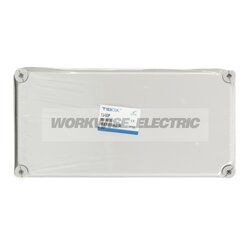 "TIBOX" TJ-50P กล่องพลาสติก พร้อมเทอร์มินอลบล็อก (Plastic Terminal Block Box IP66) 50Pole 10A Size : 380x190x100 mm.