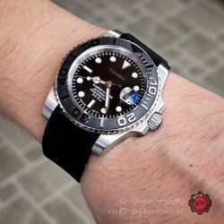 Seikomod Yacht Master สาย Rubber